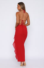 Day By Day Maxi Dress Cherry