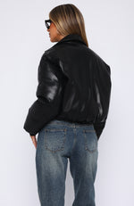 Urban Edge PU Jacket Black