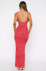 Trust Issues Maxi Dress Red