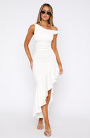 Everybody Loves It Maxi Dress White