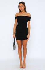 Never Lonely Mini Dress Black