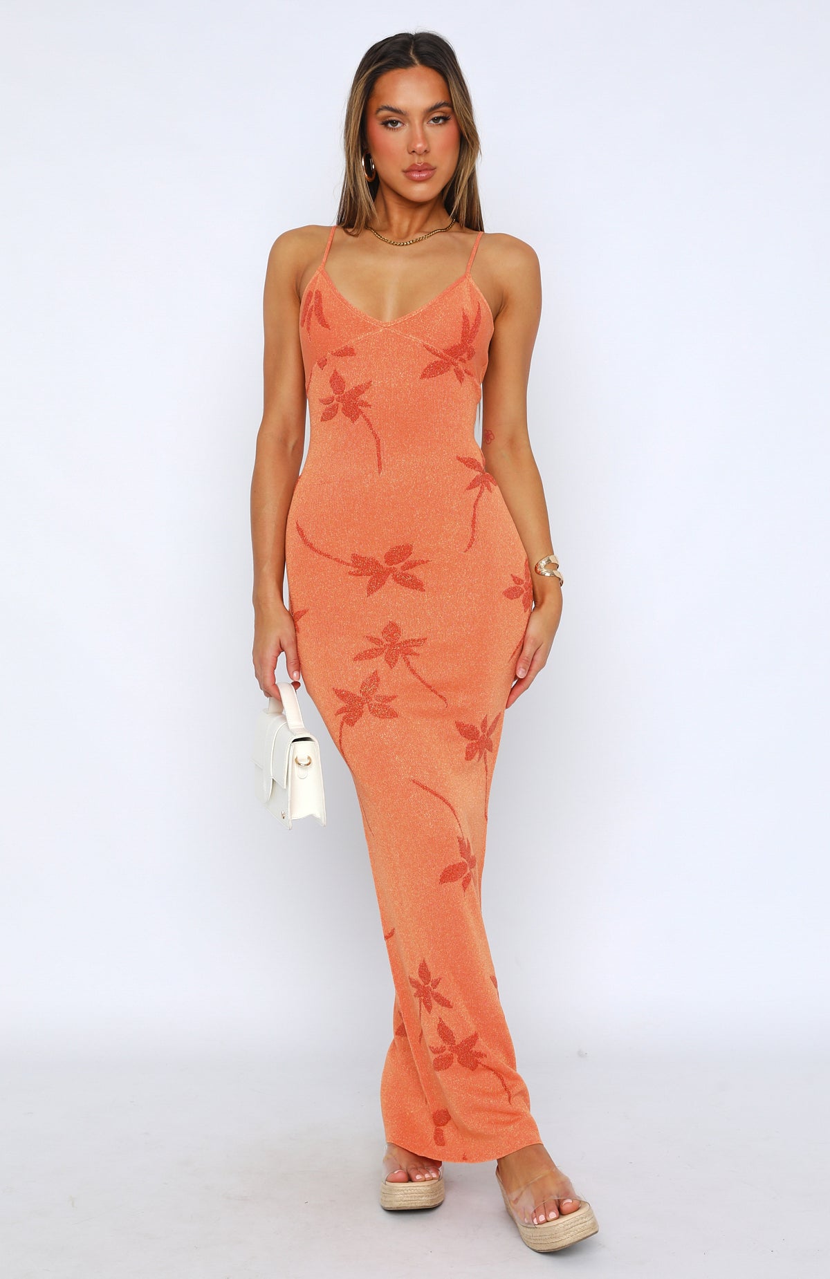 Trust Issues Maxi Dress Orange Trust Issues Maxi Dress Orange