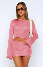 Clouded Long Sleeve Top Guava