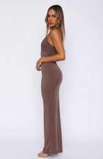 Only The Young Maxi Dress Mocha
