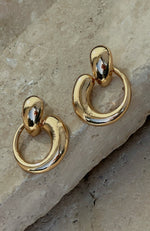 Ava Statement Earrings Gold