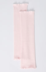 Set In Stone Leg Warmers Baby Pink