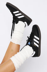 Set In Stone Leg Warmers White