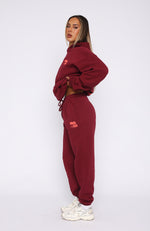 Capsule 9 Star Of The Moment Sweatpants Burgundy