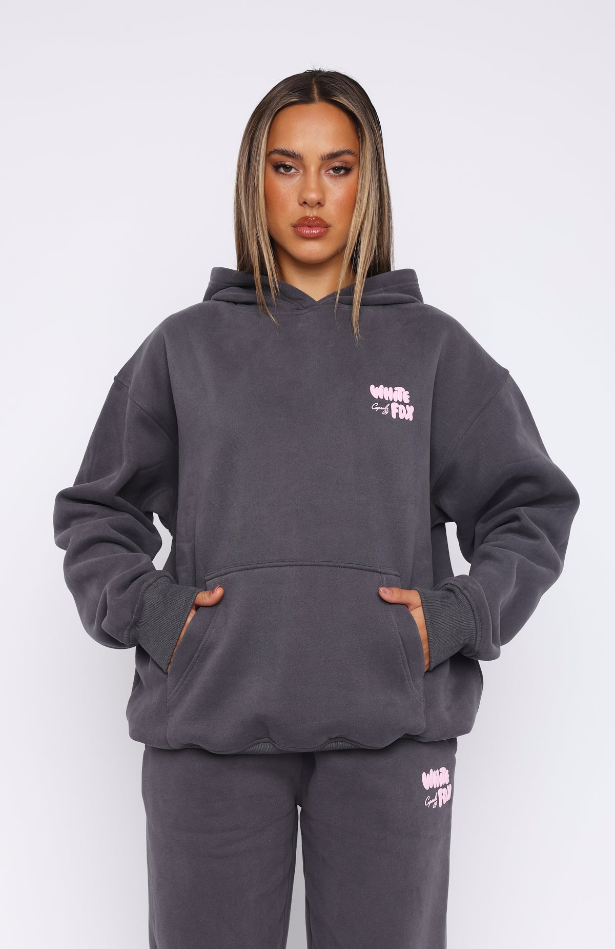 Capsule 9 Star Of The Moment Oversized Hoodie Volcanic | White Fox ...