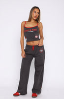 Full Schedule Track Pants Charcoal