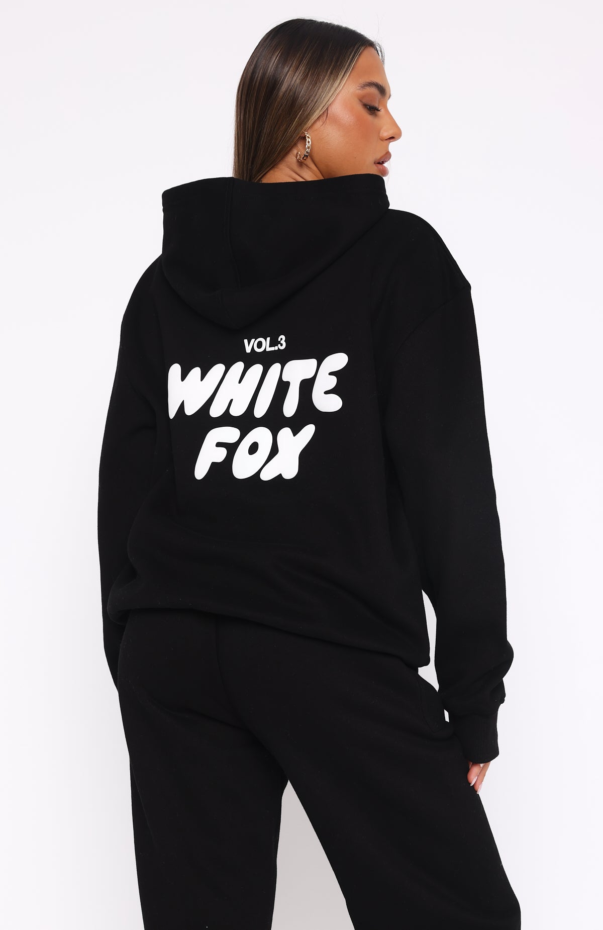 FOX ホワイト　ブラック　ウェア Offstage Hoodie Monochrome | White Fox Boutique US