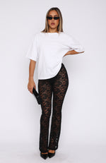 New Era Lace Pants Black