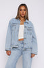 Back Street Denim Jacket Light Blue Wash