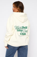 Self Love Always Oversized Hoodie Cream