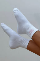 Offstage Socks White/Pink