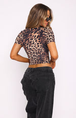 Bet On Me Baby Tee Cheetah