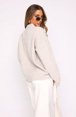 Unbreakable Bond Knit Jacket Cream