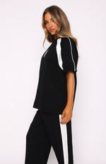 You're Out Of Luck Oversized Tee Black