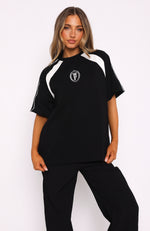 You're Out Of Luck Oversized Tee Black