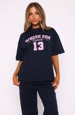 Out Of Line Oversized Tee Navy