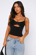 Whatever You Like Bustier Black