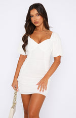 How Sweet Of You Mini Dress White