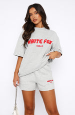 Offstage Oversized Tee Alloy Grey