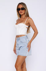 Electric Dreams Bustier White
