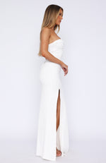 Tell Me It's Over Maxi Dress White