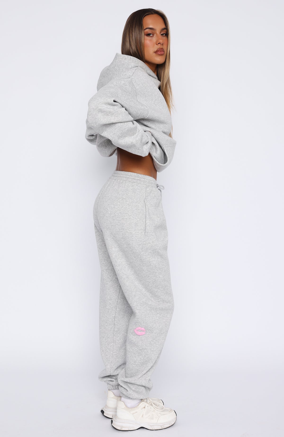11th Street Keeping It Real Sweatpants Jelly Bean | White Fox