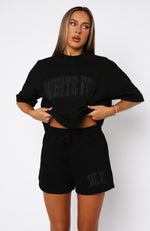 Decade Classics Varsity Lounge Shorts Black