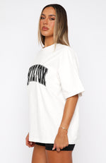 Decade Classics Varsity Oversized Tee White