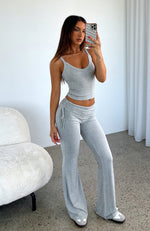 It's A Forever Thing Flare Pants Grey