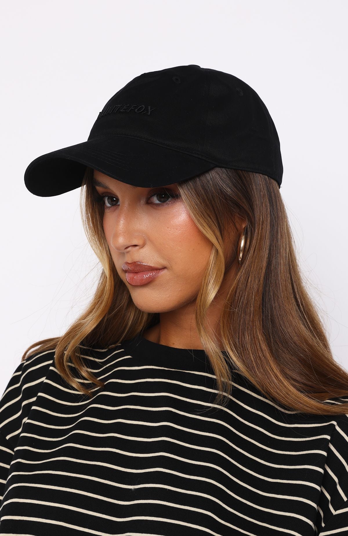 Speed It Up Cap Black | White Fox Boutique US