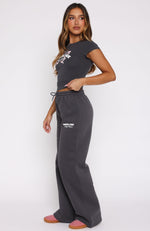 Lucky Thirteen Audrina Wide Leg Sweatpants Volcanic