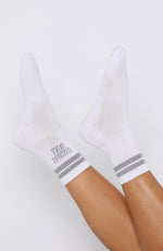 New Trend Socks White/Light Grey