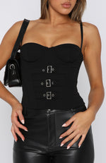 Before You Go Bustier Black