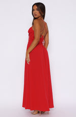 Late Morning Maxi Dress Red