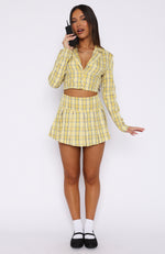 Ugh, As If! Blazer Set Yellow Check