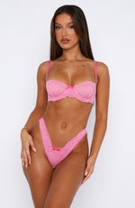 Think Of You Lingerie Set Pink