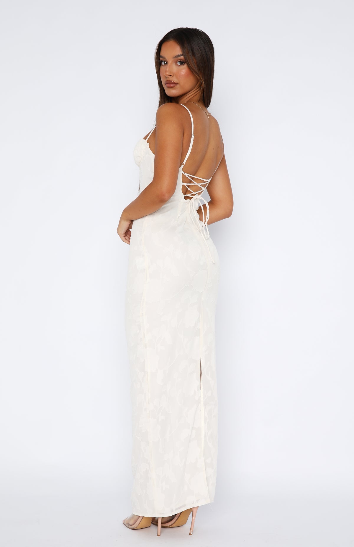 Poppy Dream Maxi Dress Cream Poppy Dream Maxi Dress Cream