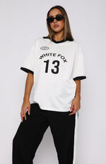 Take The Chance Oversized Jersey White