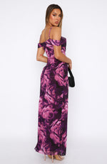 See The Vision Maxi Dress Purple Floral