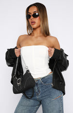 Feeling Blessed Bustier White