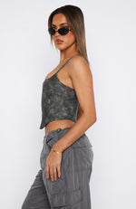 Wonderwall Bustier Charcoal
