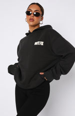 Major Moves Oversized Hoodie Charcoal