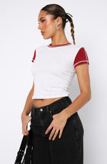 Daytime Look Top Grey Marle