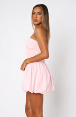 The Other Side Mini Dress Baby Pink