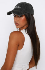 Highest Vibe Cap Washed Black