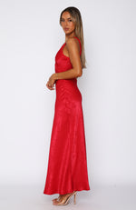 Event Ready Maxi Dress Cherry